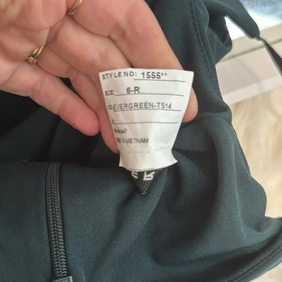 After Six Green Asymmetrical One-Shoulder Cocktail Dress - Picture 7 of 7